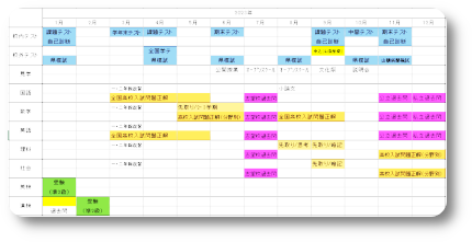 2023年計画表