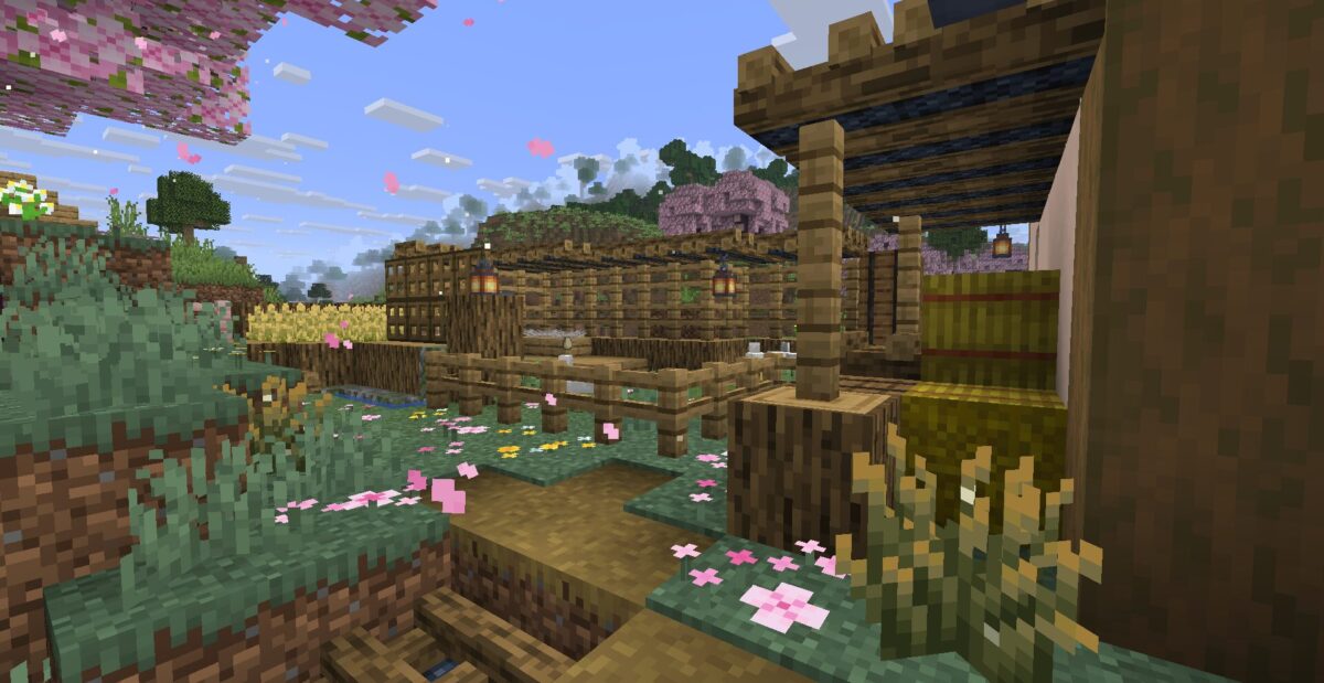 【マイクラ】農民さんの家:外観