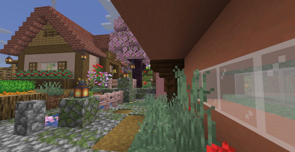 【マイクラ】農民さんの家:外観