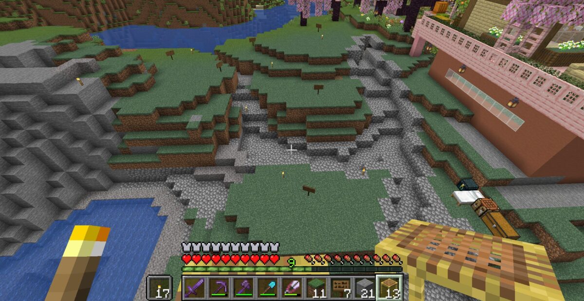 【マイクラ】農民さんの家:建設予定地