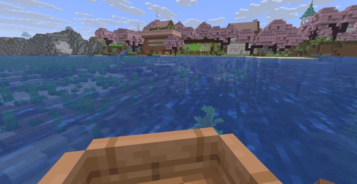 【マイクラ】本拠点周辺の景色