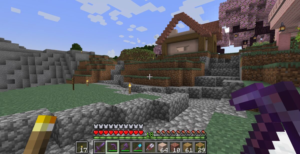 【マイクラ】農民さんの家:建設中