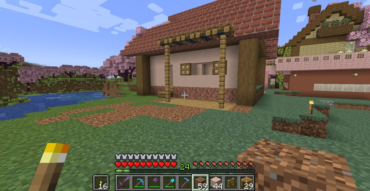 【マイクラ】農民さんの家:建設中