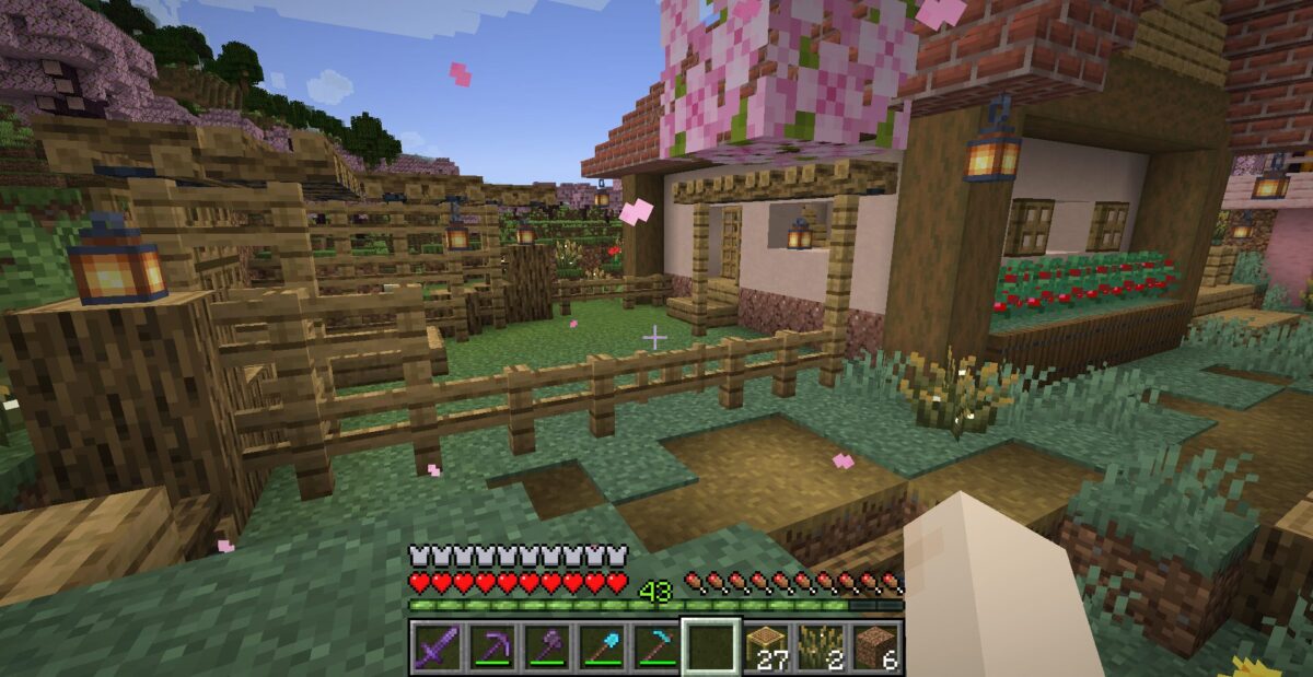 【マイクラ】農民さんの家:建設中