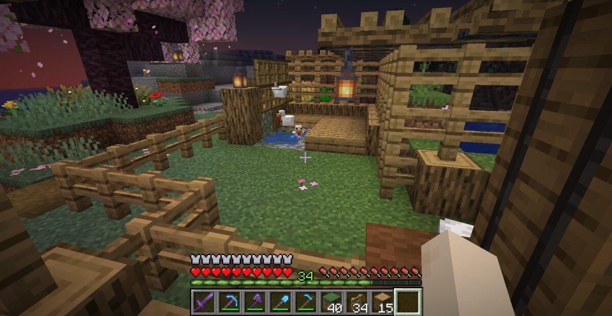 【マイクラ】農民さんの家:建設中