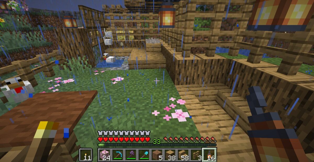 【マイクラ】農民さんの家:建設中