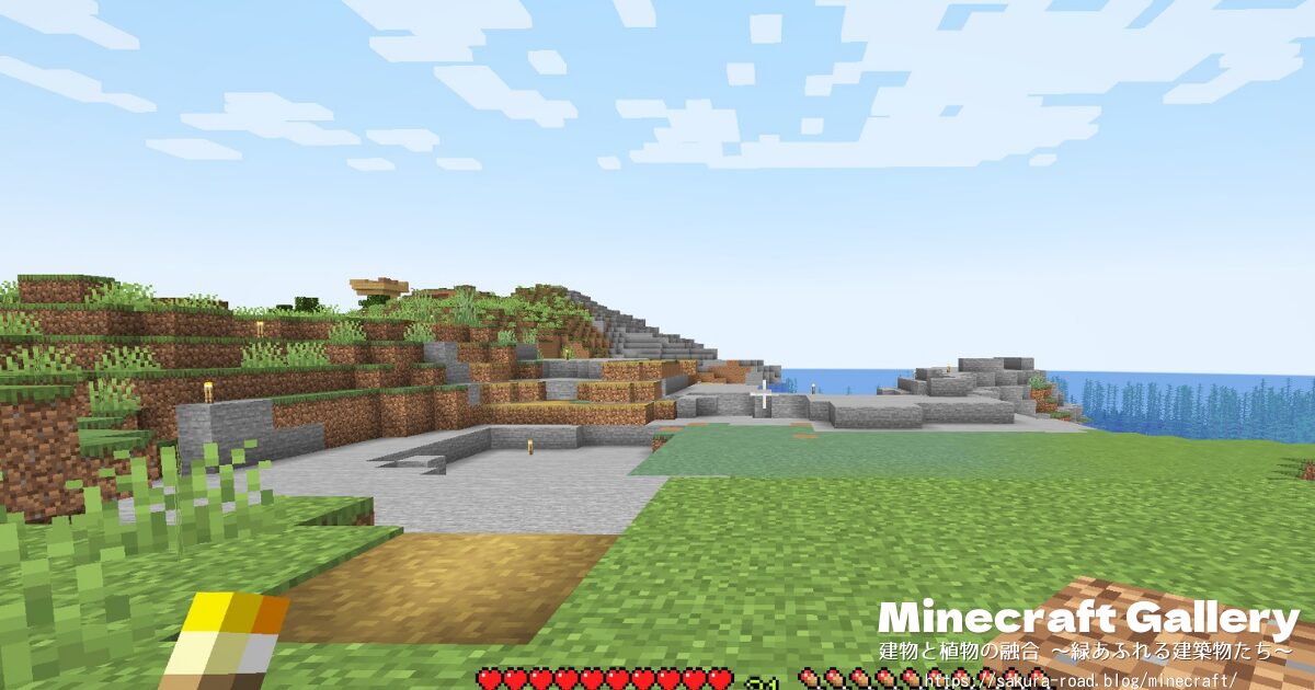 【マイクラ建築】図書館&水族館 予定地
